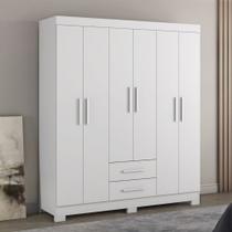 Guarda Roupa Casal Flex com Pés 6 Portas 2 Gavetas NT5130 Notável