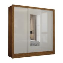 Guarda Roupa Casal Fortaleza 3 Portas Com Espelho Carioca Móveis Guarda Roupa Casal Fortaleza 3 Portas Com Espelho Carioca Móveis