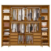 Guarda Roupa Casal Grande 2 Portas de Correr com 1 Espelho 100% MDF Dalí 278cm Madetec Cor:Cumaru/Opala Guarda Roupa Casal Grande 2 Portas de Correr com 1 Espelho 100% MDF Dalí 278cm Madetec Cor:Cumaru/Opala