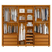 Guarda Roupa Casal Grande 6 Portas 4 Espelhos 100% MDF Volpi 278cm Madetec Cor:Cinamomo Guarda Roupa Casal Grande 6 Portas 4 Espelhos 100% MDF Volpi 278cm Madetec Cor:Cinamomo