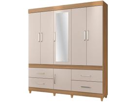 Guarda Roupa Casal Guarujá Amêndola Off White Demóbile