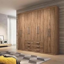 Guarda roupa casal havana master 8p 6g jatoba