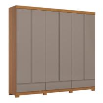 Guarda Roupa Casal Imperial 6 Portas 9 Gavetas - Móveis Henn