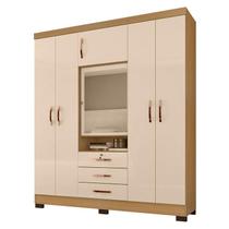 Guarda Roupa Casal Imperial Carvalho Americano Off White - Incorplac Guarda Roupa Casal Imperial Carvalho Americano Off White - Incorplac