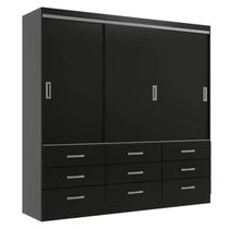 Guarda Roupa Casal Isabela 03 Portas 09 Gavetas - Evidencia Moveis Guarda Roupa Casal Isabela 03 Portas 09 Gavetas - Evidencia Moveis