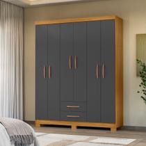 Guarda-Roupa Casal Itapema 6 Portas 2 Gavetas Guarda-Roupa Casal Itapema 6 Portas 2 Gavetas