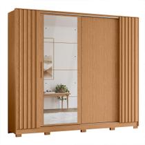 Guarda Roupa Casal Jacarandá 4 Portas Flex com 4 Espelhos - Móveis Albatroz