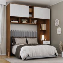 Guarda-Roupa Casal Jaspe Ponte 4 Portas 1 Gaveta Yescasa