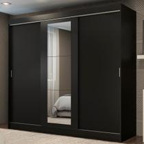 Guarda-roupa Casal Kansas 3 Portas Espelho Guarda-roupa Casal Kansas 3 Portas Espelho