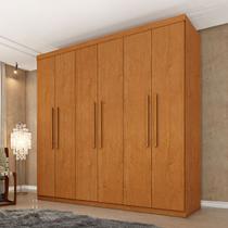 Guarda-Roupa Casal Lagos 6 Portas 4 Gavetas Cinamomo - Tcil Móveis Guarda-Roupa Casal Lagos 6 Portas 4 Gavetas Cinamomo - Tcil Móveis