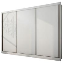 Guarda Roupa Casal Londres 3 Portas 6 Gavetas Neve Novo Horizonte