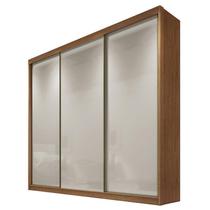 Guarda Roupa Casal Londres 3 Portas 8 Gavetas Cumaru 25 Fendi com Nicho Novo Horizonte Guarda Roupa Casal Londres 3 Portas 8 Gavetas Cumaru 25 Fendi com Nicho Novo Horizonte