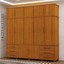 Guarda Roupa Casal Londres 5 portas Ambiente Freijó Luapa Móveis