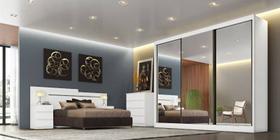 Guarda Roupa Casal - Londres - Branco - Novo Horizonte