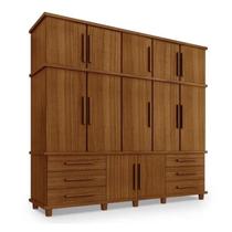 Guarda Roupa Casal Londres Carvalho New Luapa Móveis Guarda Roupa Casal Londres Carvalho New Luapa Móveis