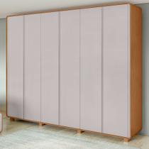 Guarda-roupa Casal Loop 6 Portas com Pés100% MDF