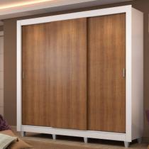 Guarda Roupa Casal Madesa Lyon Plus 3 Portas de Correr 4 Gavetas com Pés