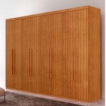 Guarda Roupa Casal Marrocos MDF 8 Portas 4 Gavetas Moderna Mobília