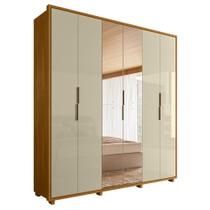 Guarda Roupa Casal Matisse 6 Portas com Espelho - Madetec