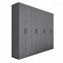 Guarda-Roupa Casal Maxel Paris 8 Portas MDP Ônix Fosco Guarda-Roupa Casal Maxel Paris 8 Portas MDP Ônix Fosco