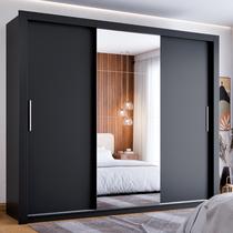 Guarda Roupa Casal Maxi Plus Com Espelho 3 Portas De Correr 4 Gavetas Cabideiros E Prateleiras Roupeiro Grande Moderno Para Quarto Organizador Guarda Roupa Casal Maxi Plus Com Espelho 3 Portas De Correr 4 Gavetas Cabideiros E Prateleiras Roupeiro Grande Moderno Para Quarto Organizador