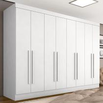 Guarda Roupa Casal Mayra 8 Portas Branco Guarda Roupa Casal Mayra 8 Portas Branco