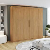 Guarda Roupa Casal MDF 6 Portas 4 Gavetas Ipanema