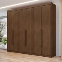 Guarda Roupa Casal MDF 6 Portas 8 Gavetas Bergamo