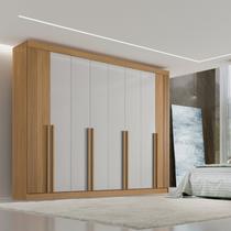 Guarda-Roupa Casal MDF 8 Portas Ripado Imperio