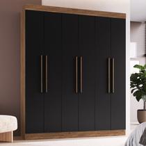 Guarda-roupa Casal Mdf New York 21706 6 Portas 2 Gavetas