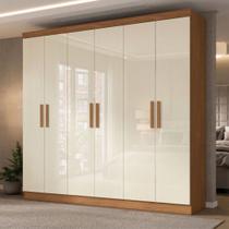 Guarda Roupa Casal MDP 6 Portas 2 Gavetas Slim Guarda Roupa Casal MDP 6 Portas 2 Gavetas Slim