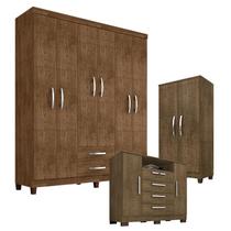Guarda Roupa Casal Modena com Cômoda Madri e Armário Multiuso Recife Malbec Incorplac Guarda Roupa Casal Modena com Cômoda Madri e Armário Multiuso Recife Malbec Incorplac