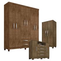Guarda Roupa Casal Modena com Cômoda Madri e Armário Multiuso Recife Malbec Incorplac Guarda Roupa Casal Modena com Cômoda Madri e Armário Multiuso Recife Malbec Incorplac