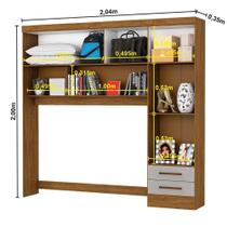 Guarda Roupa Casal Modulado 4 Portas com Cama Hercules 4 Portas 4 Gavetas Espelho Cinamomo com Off White Guarda Roupa Casal Modulado 4 Portas com Cama Hercules 4 Portas 4 Gavetas Espelho Cinamomo com Off White