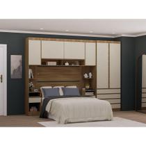 Guarda Roupa Casal Modulado 6 Portas E 6 Gavetas Veneza Avelã Pf-arenas Pf
