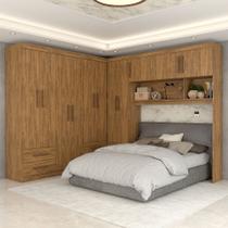 Guarda-Roupa Casal Modulado Belgrado 11 Portas 6 Gavetas Cinamomo - Panorama Móveis Guarda-Roupa Casal Modulado Belgrado 11 Portas 6 Gavetas Cinamomo - Panorama Móveis