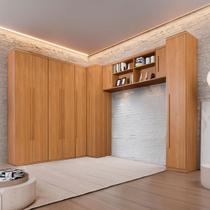 Guarda Roupa Casal Modulado Facinium 9 Portas 3 Gavetas Cinamomo - Pnr Móveis Guarda Roupa Casal Modulado Facinium 9 Portas 3 Gavetas Cinamomo - Pnr Móveis