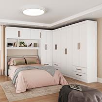 Guarda-Roupa Casal Modulado Hércules 11 Portas 6 Gavetas Branco - Carioca Móveis