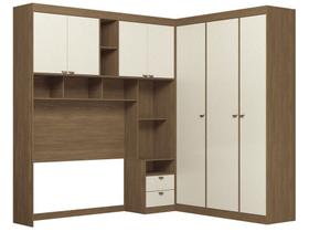 Guarda-Roupa Casal Modulado Lugano 7 Portas 4 Gavetas Jatoba/Areia - Santos Andirá Guarda-Roupa Casal Modulado Lugano 7 Portas 4 Gavetas Jatoba/Areia - Santos Andirá