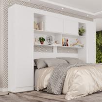 Guarda-Roupa Casal Modulado Odin Premium 4 Portas Branco - Pnr Móveis Guarda-Roupa Casal Modulado Odin Premium 4 Portas Branco - Pnr Móveis