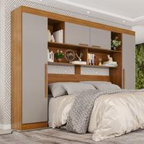 Guarda-Roupa Casal Modulado Odin Premium 4 Portas Cinamomo/Off White - Pnr Móveis Guarda-Roupa Casal Modulado Odin Premium 4 Portas Cinamomo/Off White - Pnr Móveis