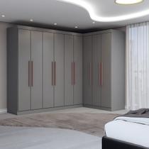 Guarda-Roupa Casal Modulado Odisseia 9 Portas 2 Gavetas Onix - Panorama Móveis Guarda-Roupa Casal Modulado Odisseia 9 Portas 2 Gavetas Onix - Panorama Móveis