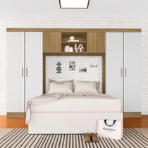 Guarda Roupa Casal Modulado Rubia Boreal/branco - Móveis Arapongas - A Móveis Arapongas