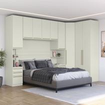 Guarda-Roupa Casal Modulado Seletto 9 Portas 6 Gavetas Me33 Areia - Henn Guarda-Roupa Casal Modulado Seletto 9 Portas 6 Gavetas Me33 Areia - Henn