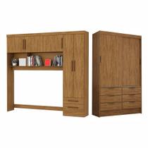 Guarda Roupa Casal Modulado Sevilha 5 e 2 Portas 8 Gavetas Carioca Móveis