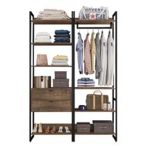 Guarda Roupa Casal Modular Closet Porto - FitMobel