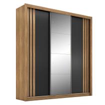Guarda Roupa Casal Moema 3 Portas Flex com Espelho - Demóbile