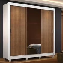 Guarda Roupa Casal Mônaco 3 Portas com Espelho Madesa Guarda Roupa Casal Mônaco 3 Portas com Espelho Madesa
