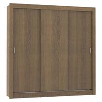 Guarda-Roupa Casal Mônaco 3 Portas de Correr Rustic Madesa