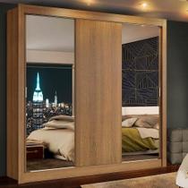 Guarda-roupa Casal Mônaco Rustic 3 Portas de Correr Madesa Guarda-roupa Casal Mônaco Rustic 3 Portas de Correr Madesa